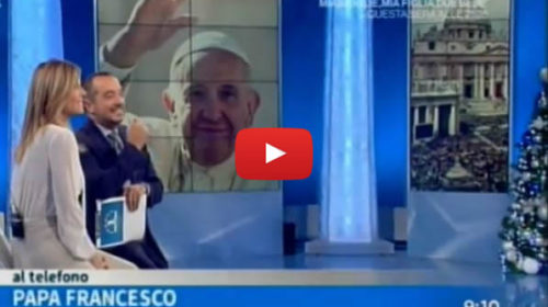 Papa Francesco telefona in diretta a Uno Mattina: “Volevo fare gli auguri” |IL VIDEO