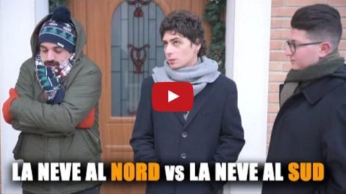 La NEVE al NORD vs la NEVE al SUD |L’esilarante VIDEO