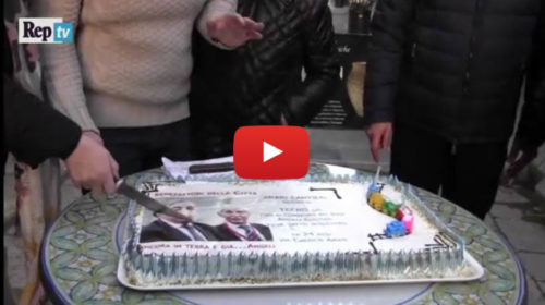 Palermo, la festa ironica per il compleanno dei cantieri di via Emerico Amari |IL VIDEO