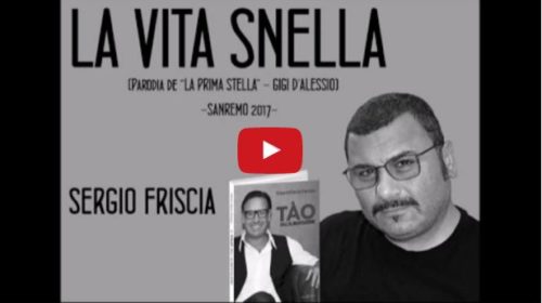 Sanremo – “La vita snella”, Parodia di Sergio Friscia sulla canzone di Gigi D’Alessio |VIDEO