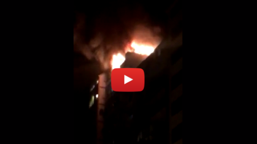 Palermo, coperta elettrica fa scoppiare incendio in un appartamento di Via dei Nebrodi | I terribili momenti – VIDEO