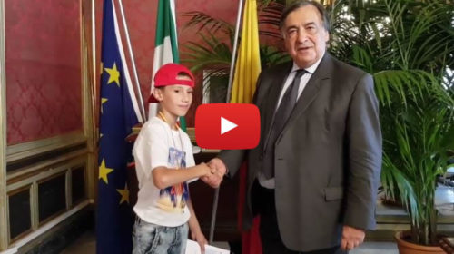 Palermo, il sindaco incontra il piccolo Anthony: “Grazie per quello che hai fatto” |IL VIDEO
