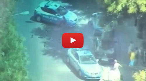Palermo, rubano scooter ma l’elicottero della polizia li riprende: due fermi |VIDEO