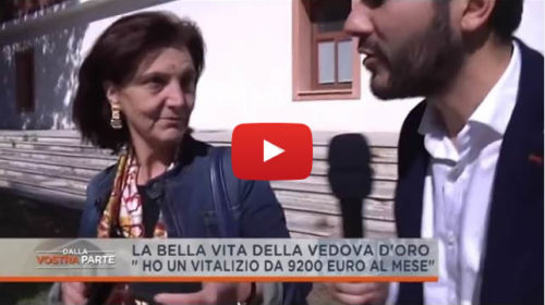 Vitalizi, Anna Manasseri è la “vedova dʼoro” siciliana |IL VIDEO