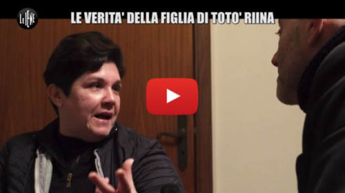 Le Iene – Golia: Le rivelazioni shock della figlia di Totò Riina 📺 VIDEO 🎥