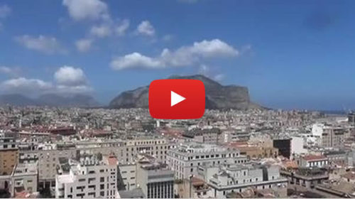 La spettacolare vista di Palermo dai tetti del Teatro Massimo 😍 VIDEO 🎥