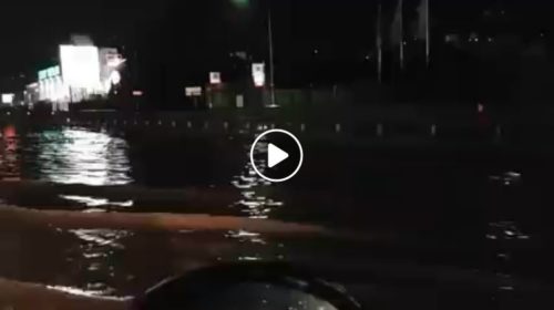 Violento acquazzone a Palermo, auto impantanate e strade trasformate in fiumi 🎥 VIDEO