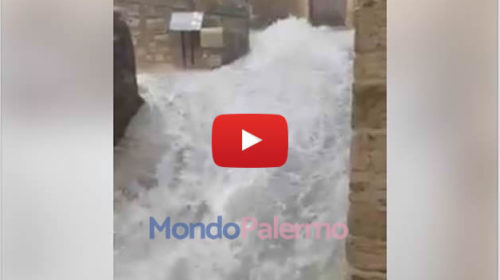 Palermo, intenso temporale su Gangi, i vicoli diventano vere e proprie cascate – IL VIDEO