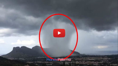 Palermo, la spettacolare e spaventosa Time-Lapse del downburst che ha colpito la zona nord 🎥 VIDEO