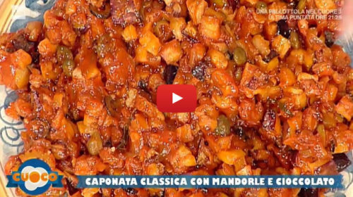 Natale Giunta a “La prova del cuoco” prepara la Caponata Siciliana 📺 VIDEO 🎥
