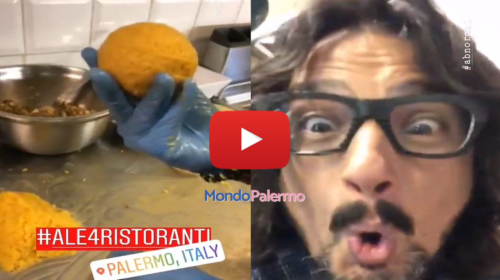 Alessandro Borghese a Palermo: “Qui c’è l’arte dell’arancina, mamma mia quanto è buona!” – VIDEO 🎥