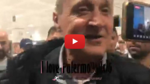Delio Rossi torna a Palermo, entusiasmo all’aeroporto 🎥 VIDEO