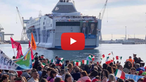 A Palermo arriva la nave della legalità: 1500 studenti da tutta Italia in nome di Falcone&Borsellino |IL VIDEO 🎥