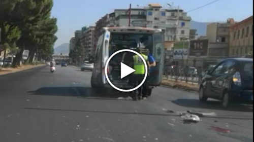 Palermo, drammatico incidente in Viale Regione: gravemente ferito un uomo | IL VIDEO
