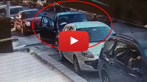 Tentata rapina in auto ad una donna incinta sotto gli occhi del figlio di tre anni | IL VIDEO diffuso dai carabinieri 🎥