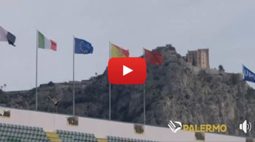 Tornano a sventolare le bandiere al “Barbera” sullo sfondo di Monte Pellegrino 📹 VIDEO