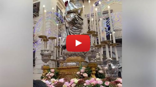 Palermo, folla di fedeli alla processione dell’Immacolata | IL VIDEO 📹