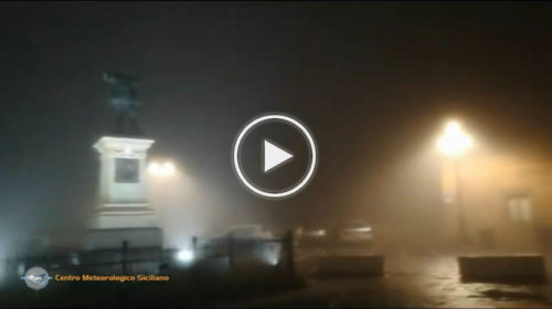 Situazione LIVE: Piazza Armerina avvolta dalla nebbia | IL VIDEO 📹