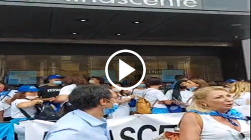 Palermo, protesta lavoratori contro la chiusura della Rinascente 📹 VIDEO