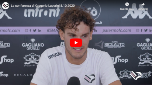 La conferenza di Gregorio Luperini: “Non è giocare in C quando sei a Palermo” 📹 VIDEO