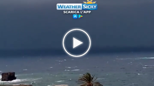 Situazione LIVE: maltempo in arrivo sul basso Tirreno, cielo nerissimo a Ustica – VIDEO