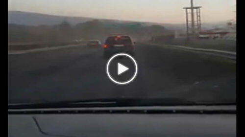 Eruzione Etna, pioggia di cenere vulcanica si abbatte in autostrada sulla Messina-Catania | VIDEO
