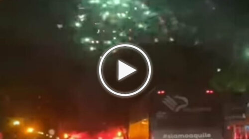 Palermo: fuochi d’artificio e accoglienza da brividi nella notte in viale Regione dopo la vittoria a Catania – VIDEO