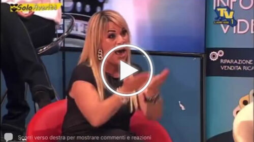 Angela da Mondello ‘show’ in una TV campana, si alza e se ne va – VIDEO