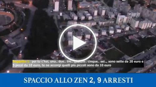 Colpo allo spaccio allo Zen 2 di Palermo, 9 arresti nella notte tra questi un ex spazzino della Rap – VIDEO