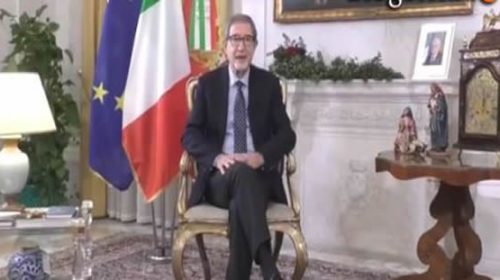 Musumeci e gli auguri ai siciliani, “Sicilia sia ambiziosa, 2022 sarà denso di risultati” – VIDEO