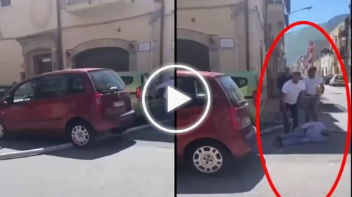 Cade un palo a Terrasini: un uomo riporta grave frattura per colpa di un’auto | IL VIDEO 📹