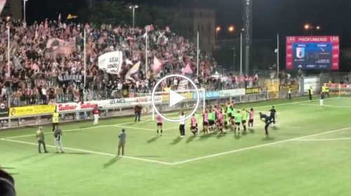 Palermo, grande festa nel settore ospiti: l’omaggio dei tifosi alla squadra di Silvio Baldini  | VIDEO 📹