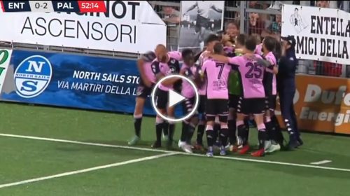 Virtus Entella-Palermo 1-2, gli highlights del match – VIDEO