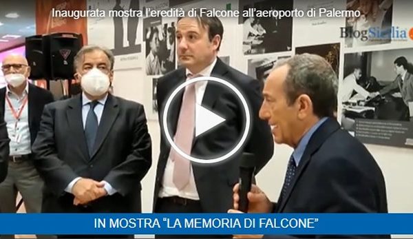 Stragi Falcone e Borsellino, inaugurata la mostra commemorativa all’aeroporto di Palermo – VIDEO