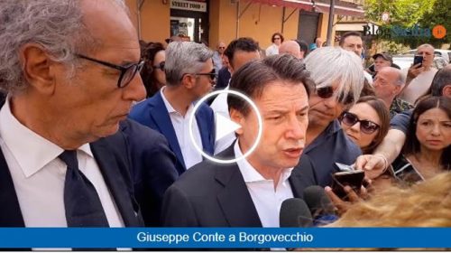 Corsa a sindaco, Conte visita Borgovecchio: “Sostenere imprenditori che denunciano il pizzo” – VIDEO