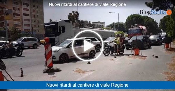 “Tappo” di viale Regione Siciliana, sopralluogo al cantiere di Musumeci e Lagalla – VIDEO
