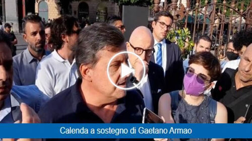Calenda apre la campagna elettorale di Armao: “Persona giusta per amministrare la Sicilia” – VIDEO