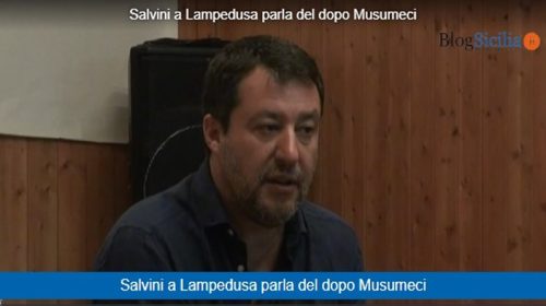 Salvini: “Un commissario per l’emergenza immigrazione, in Sicilia candidato condiviso dopo Musumeci” – VIDEO