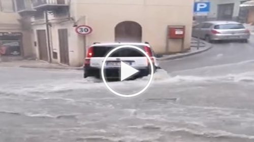 Maltempo, piogge e temporali nel palermitano: le immagini da Caccamo – VIDEO