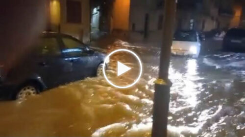 Maltempo, situazione critica questa sera a Mazara del Vallo: la città finisce sott’acqua – VIDEO