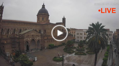 Pioggia ininterrotta su Palermo dall’alba: le immagini IN DIRETTA dalle webcam in città – VIDEO