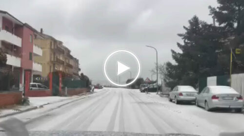 Nevica in alta quota nel palermitano: la situazione fra Gangi e Petralia – VIDEO