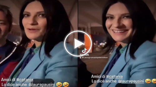 Era buono l’arancino? Laura Pausini risponde: “Era più buono quello di Palermo” – IL VIDEO