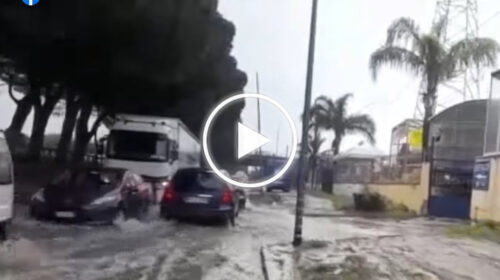 Maltempo Palermo, allagamenti in diverse zone della città. Fiumi d’acqua a Ciaculli – IL VIDEO