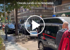 Omicidio suicidio in via Notarbartolo, morti marito e moglie, lui 66 anni lei 62: “Nessuno immaginava una sciagura così” – VIDEO